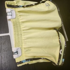 Girls Brand New RBX Yellow Athletic Shorts with Elastic Waistband Sz 7/8
